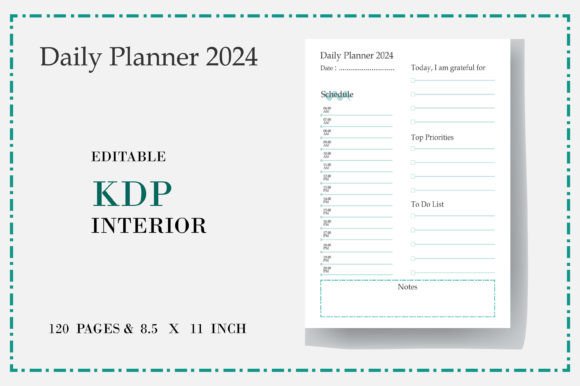 Daily Planner 2024: A Game-Changer for Organization and KDP Success
