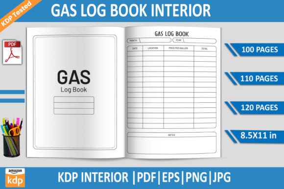 Designing Professional Gas Log Books with a Versatile KDP Interior Template